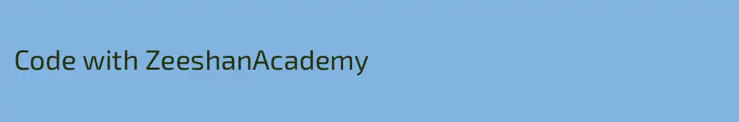 Code with ZeeshanAcademy